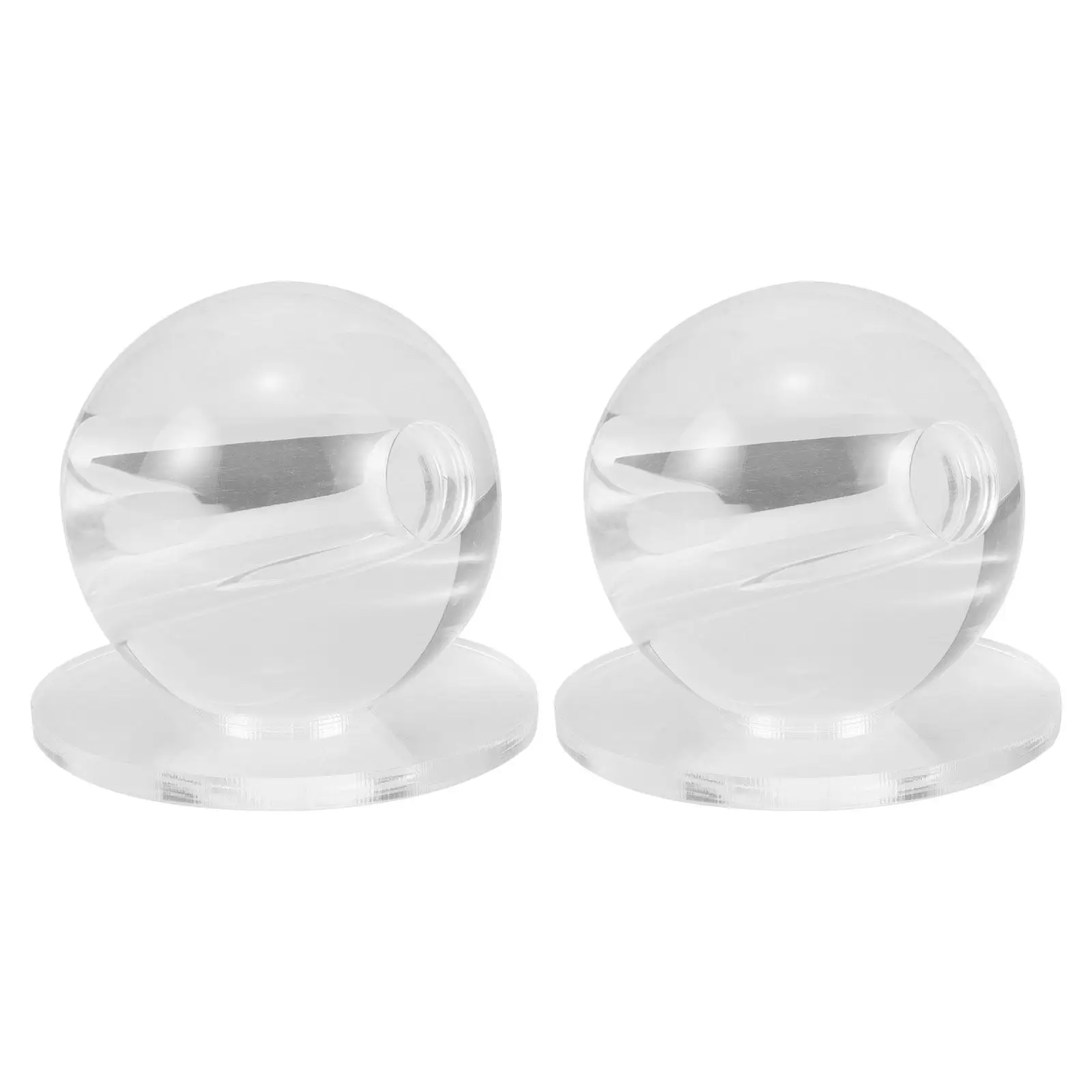 

2Pcs Billiards Training Aids Transparent Stroke Trainer Billiard Ball with Hole Cue Ball Aiming Practice Tool Snooker Beginners