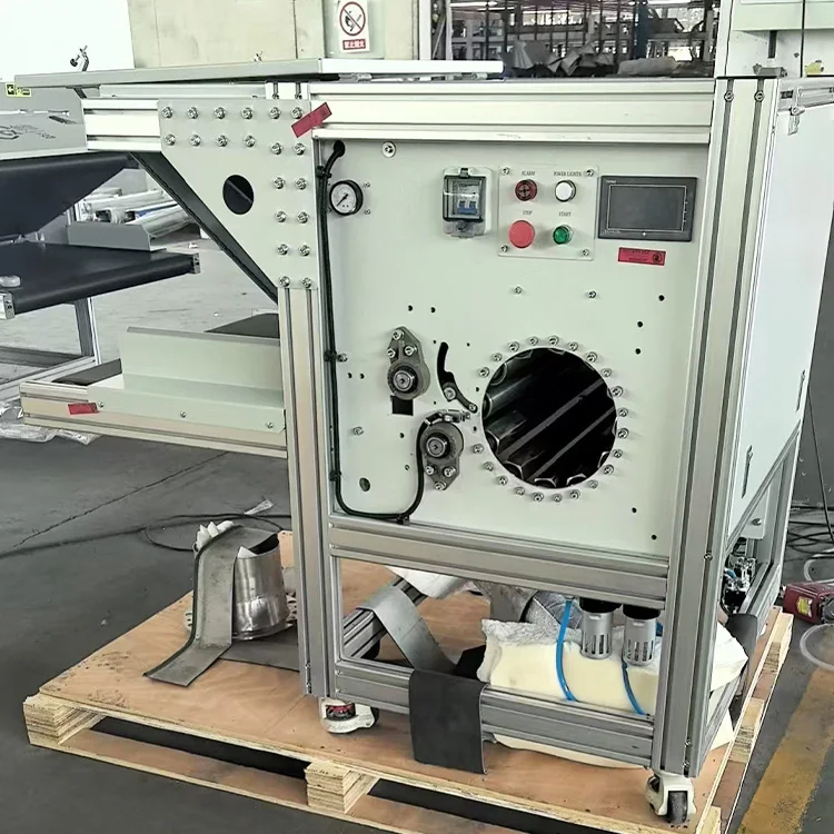 Rolled Pillow Quilt Bed Sheet Cover Blanket Rolling Packing Machine Mattress Roll Packing Machine