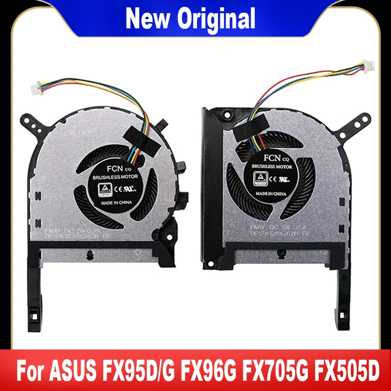 

Новый оригинальный вентилятор охлаждения процессора для ноутбуков ASUS TUF Gaming FX95D FX95G FX96G FX705G FX505D FX505DU, высококачественный кулер для графического процессора