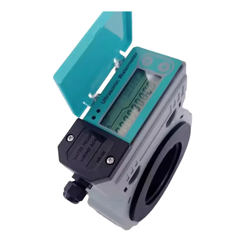 Digital Ultrasonic Flow Meter DN50-150 Card Type Pipeline Water Flow Meter RS485 Ultrasonic Water Flow Sensor