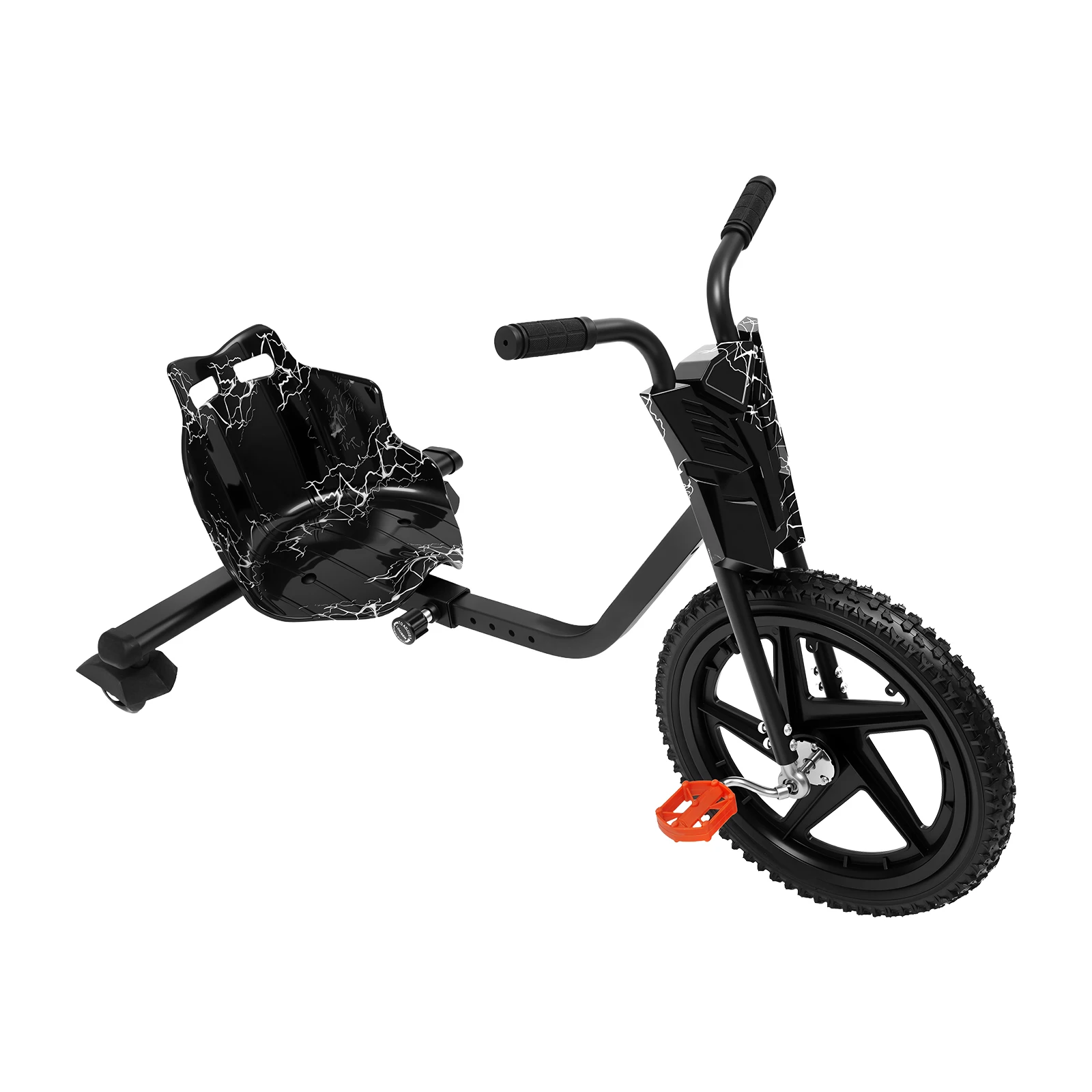 Kinder-Dreirad, Pedal-Dreirad, nicht angetrieben, Drift-Kart, Balance-Auto, Drifting Scooter Drifter für 6 Jahre – Detail 8