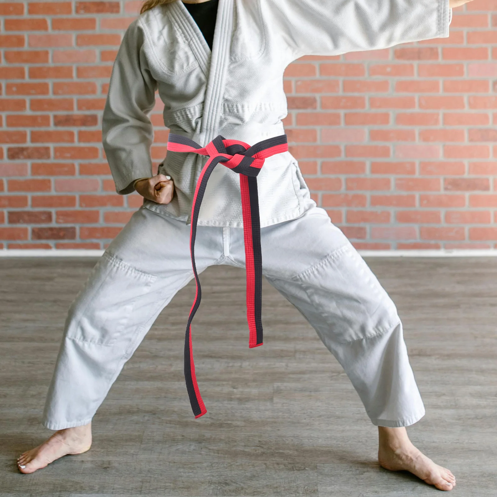 

Waist Belt Karate Training Equipment Taekwondo Ribbons Gear Belts Woven Hand Costume