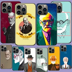 Sigmund Freud Founder of psychoanalysis Phone Case For Apple Iphone 16E 16 17 Pro Max Air 15 Pro 14 Plus 12 13 Mini Cove