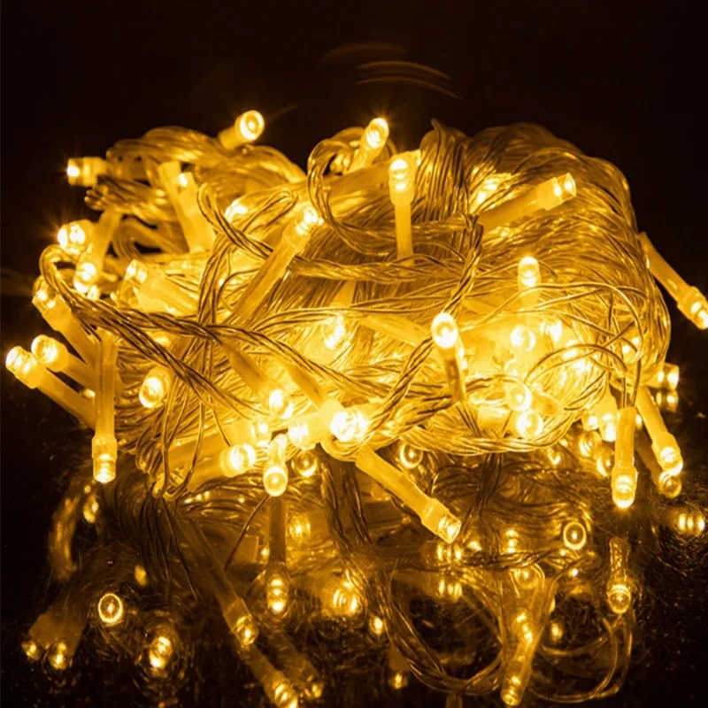 LED Lights Battery Operated Wedding Centerpiece Table Decorations Party Christmas Copper Wire String Lights Battery Powered