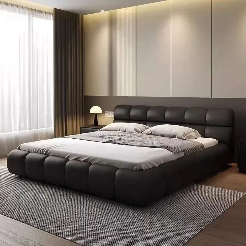 

French Puff Bed Modern Simple Bedroom Light Luxury Storage Bed