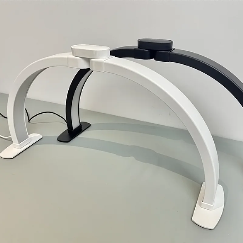 New Half moon LED foldable Nail Lamp Eyelash Extension Eyebrow Lash Collapsible Reading Beauty Desk Table Lamp Fill In Ligh Lamp