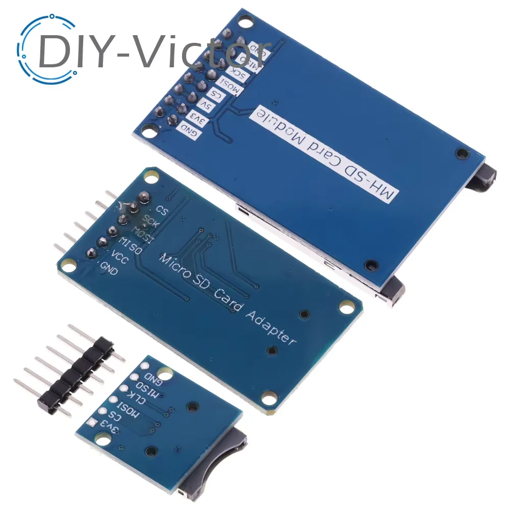 Mini Micro SD TF Card Storage Expansion Board Memory Shield Module SPI interfaces with level converter chip 5V/3.3V for Arduino image 3