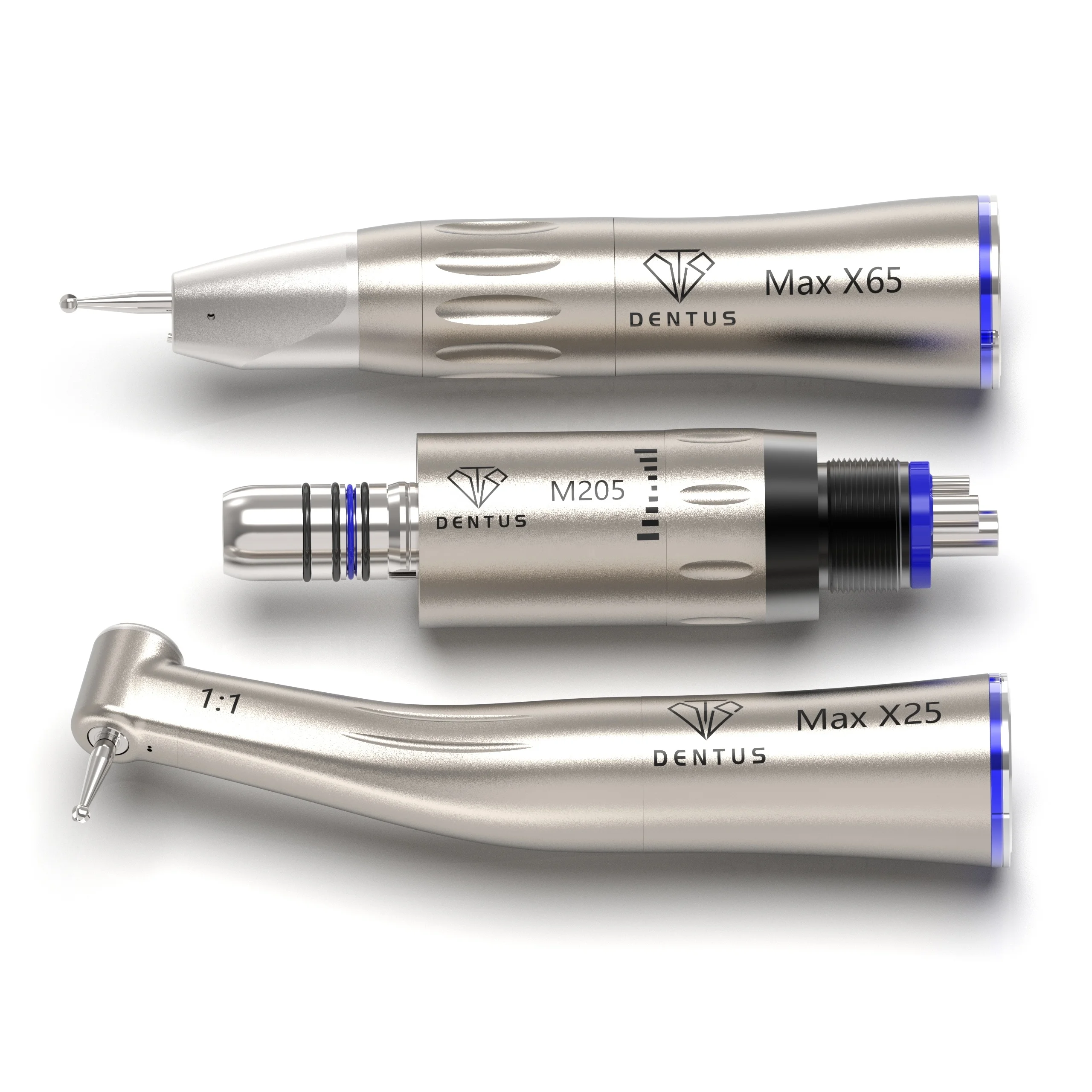 M205-M4-K Den tal Low Speed set Turbine Internal  Water Spray Straight Handpiece  Contra Angle Handpiece With 4 Holes