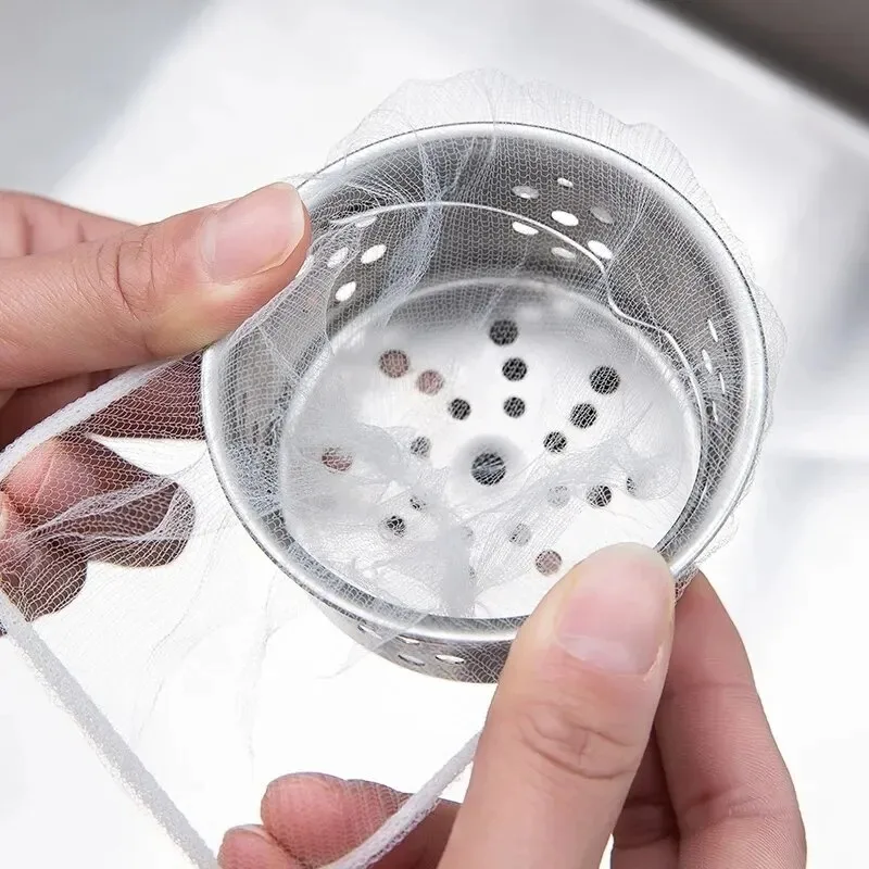 200 Pcs Detachable Sink Strainer Filter Counter Spandex Polyester Drainers Draining Net