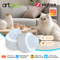 Tuya Zigbee PIR Motion Sensor Smart Home Human Body Infrared Detector Security Smart Life Works With Home Assistant Zigbee2MQTT