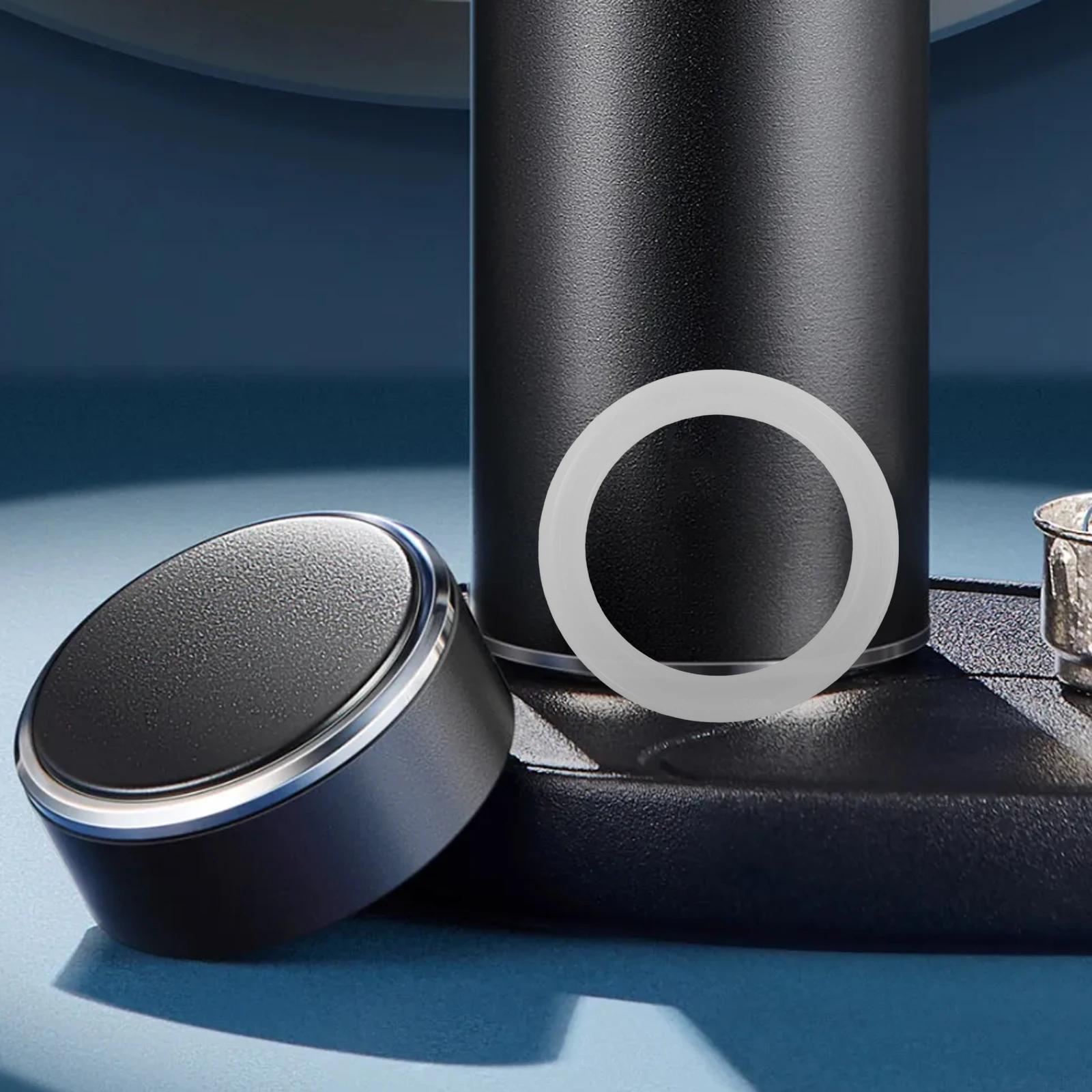 

4Pcs Airtight Silicone Seal Rings Replacement Gasket for Insulated Bottle Lid Leak Proof Milk Tea Vacuum Cup Accessories