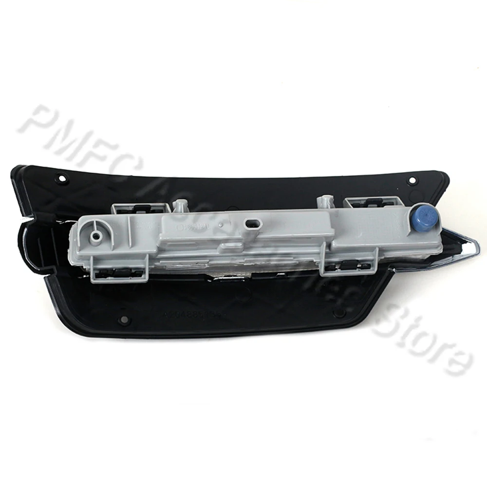 Front Bumper Grilles Molding LED Fog Light Daytime Running Light Fog Lamp For Mercedes-Benz W204 C-Class 2012 2013 2014 view 5