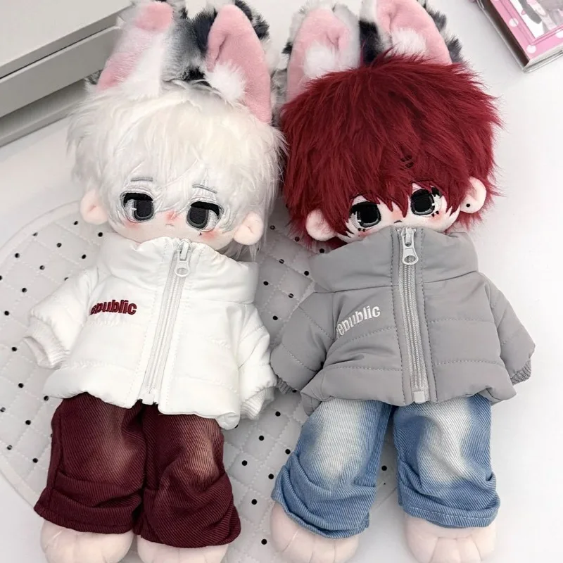 

20cm 25cm 30cm Doll Clothes Coat Jacket Sweater Leather Bag Ski Goggles Clothing Costume Suit Doll Anime Game Toy Kids