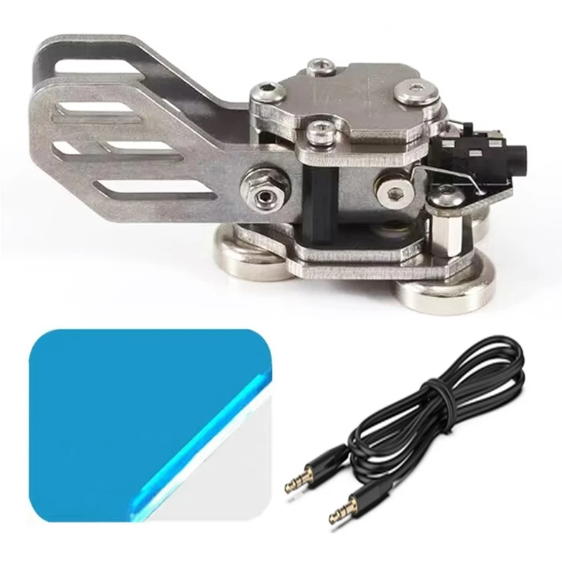 

New Mini CW Morse Key Double Paddle Code Keyer In Aluminium Alloy For Practise Beginner CW Telegraph Shortwave Radio