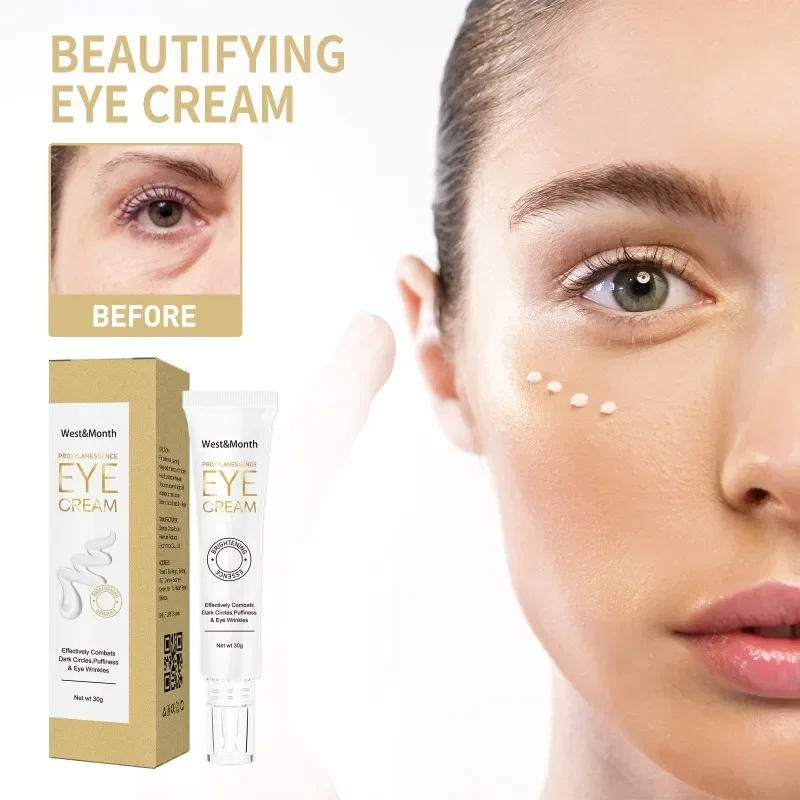 Crema de ojos antienvejecimiento, eliminación de arrugas multiefectos, bolsas de ojos, ojeras, estiramiento de hinchazón, desvanecimiento de líneas finas, cuidado de la piel de los ojos, Belleza