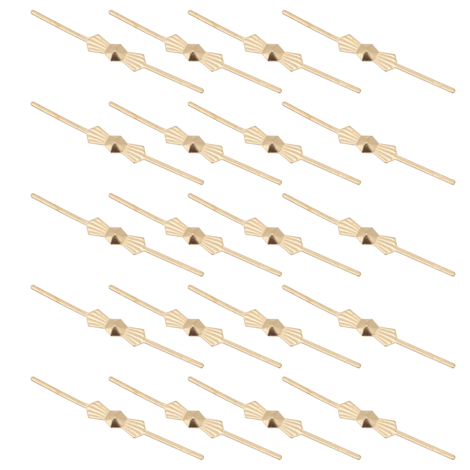 

200 Pcs Crystal Lamp Accessories Bow Tie Connector Chandelier Bowtie Pin Connectors Ceiling Light Fastening Pendant Lights