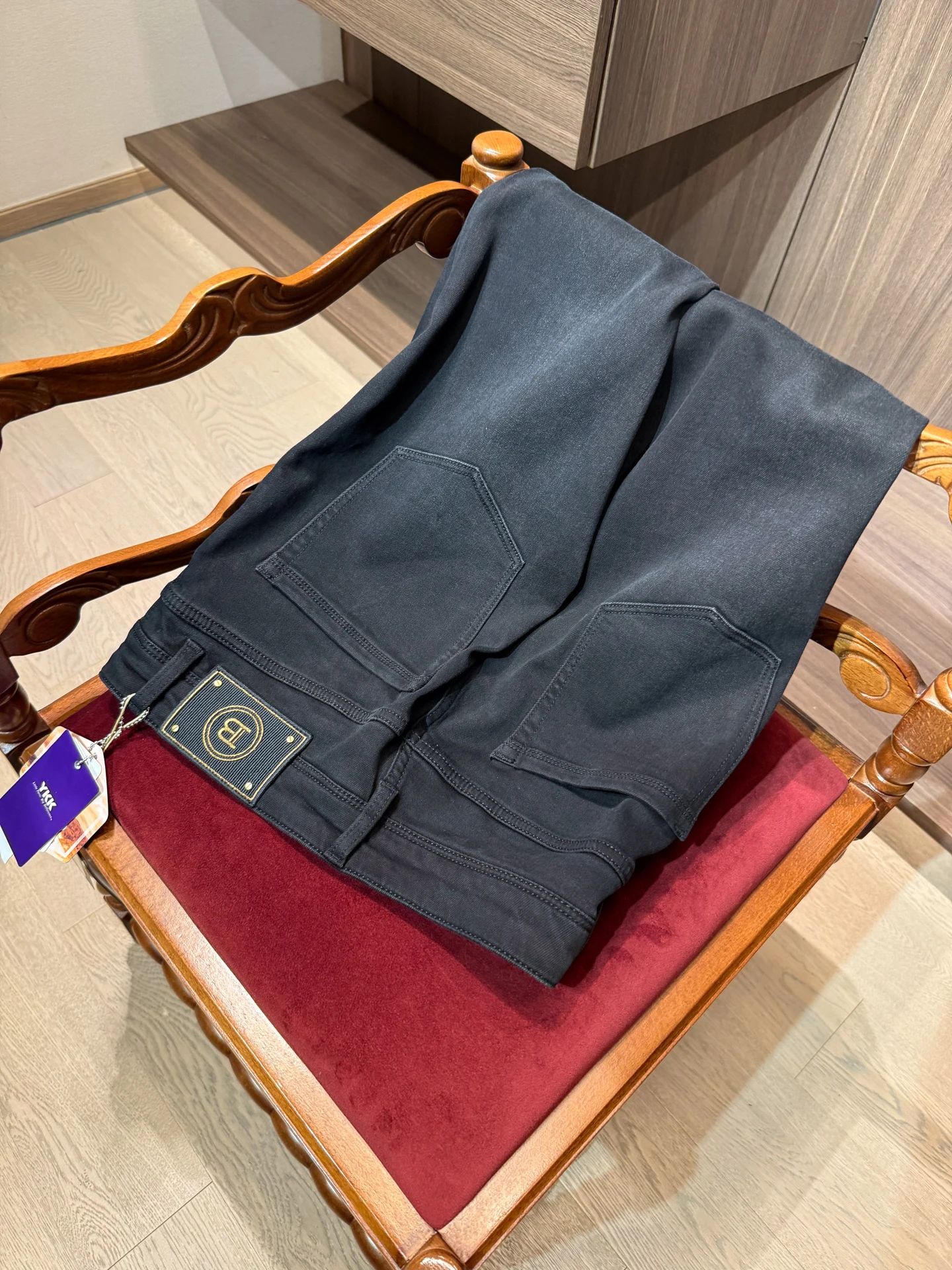 

Удобные мягкие мужские джинсы прямого кроя с высокой эластичностью, повседневные, со средней посадкой, на молнии, дышащий эластичный деним