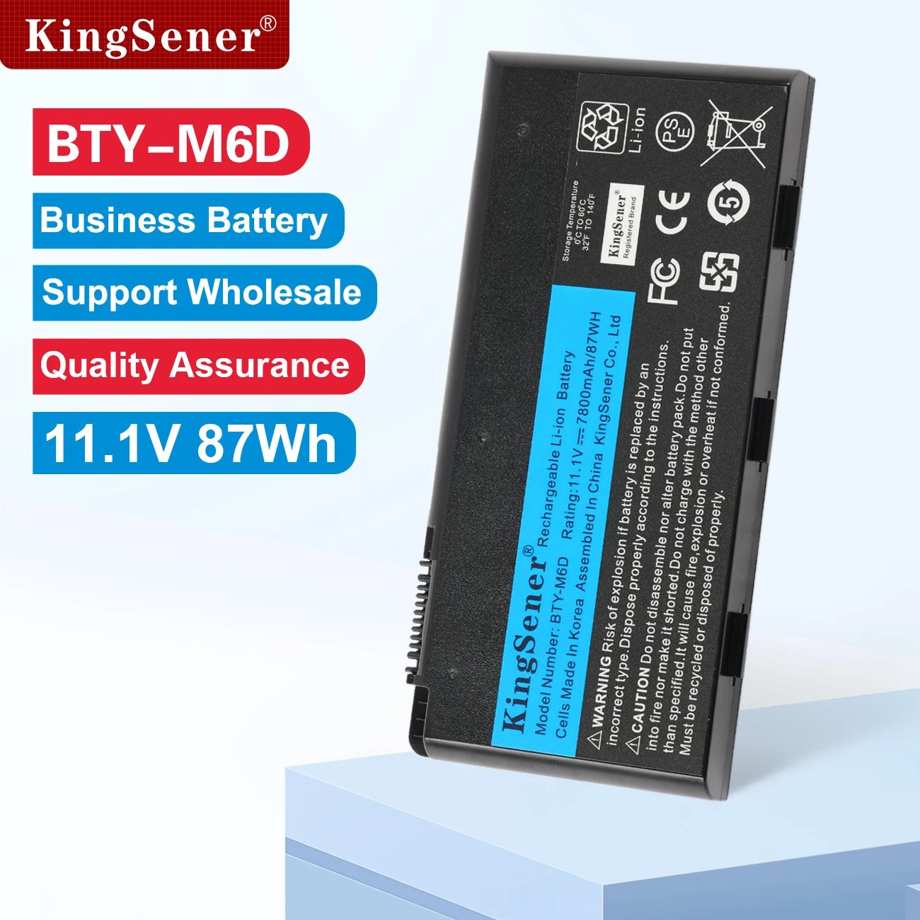 

KingSener Новый аккумулятор для ноутбука BTY-M6D для MSI GT60 GT70 GX780R GX680 GX780 GT780R GT660R GT663R GX660 GT680R Series 7800 мАч