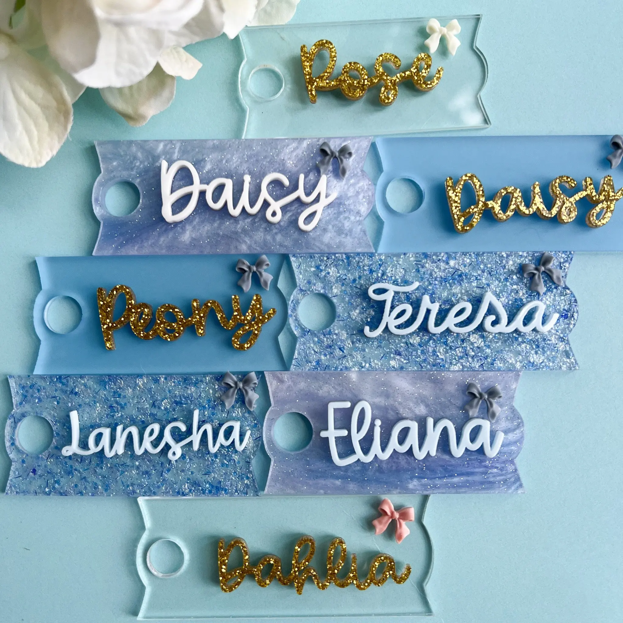 Customize personalized cup nameplates, glass cup labels, accessory covers for glass cups, and inspiration labels. These are suit