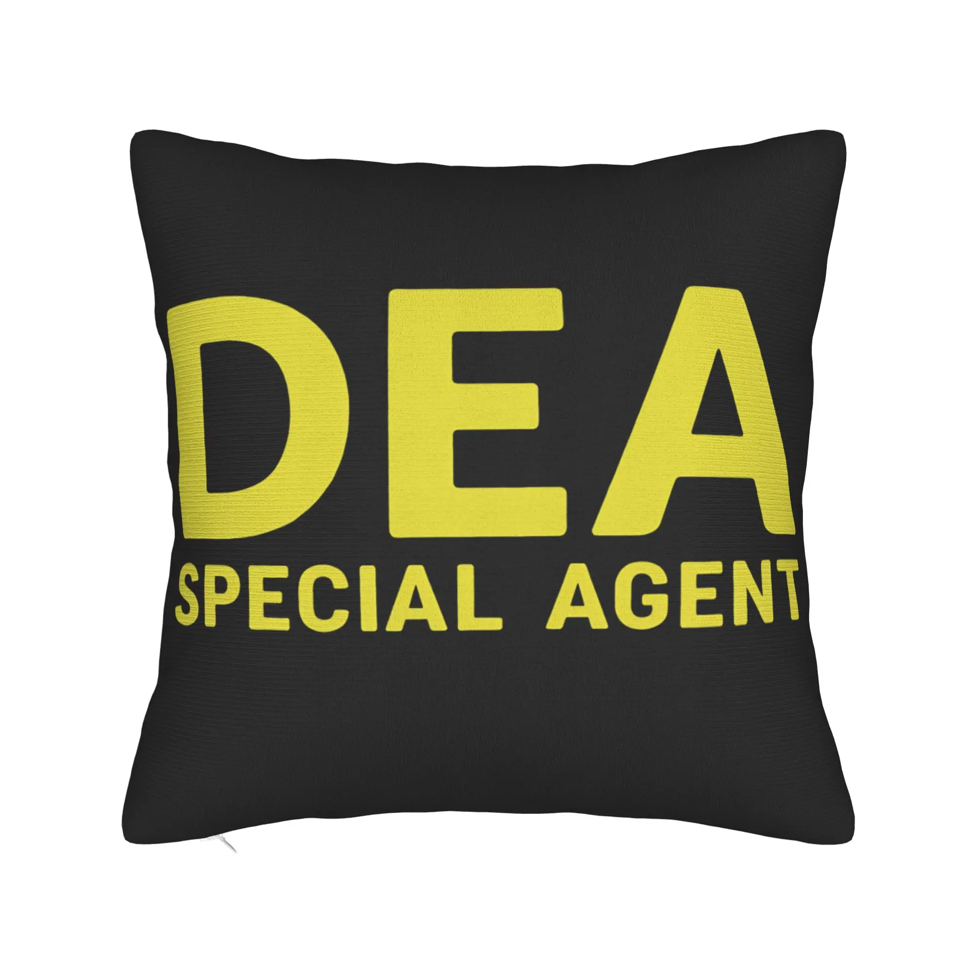 DEA Special Agent Drug Enforcement Administration Pillowcases  Vintage Pillow Case For Living Room Sofa Square Pillow Cover