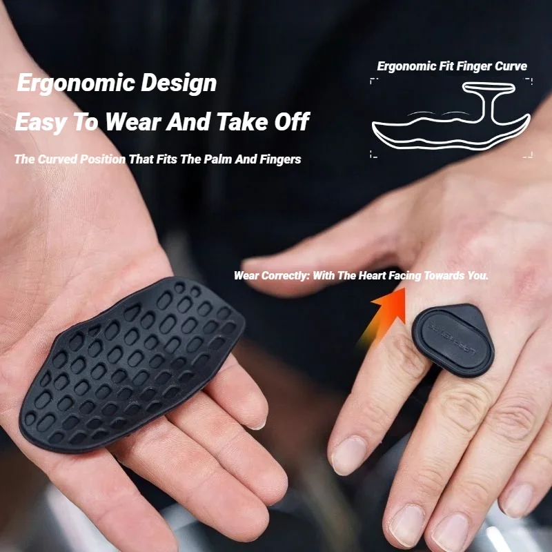 2Pcs Fingerless Weight Lifting Grips Flexible Hand Protection Gloves for Men Women Gym Pull Up Bodybuilding Gymnastics