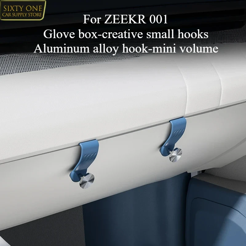 

For 21-25 ZEEKR 001 car hook , glove box in the car, place hooks, co-pilot, essential interior accessories car interior