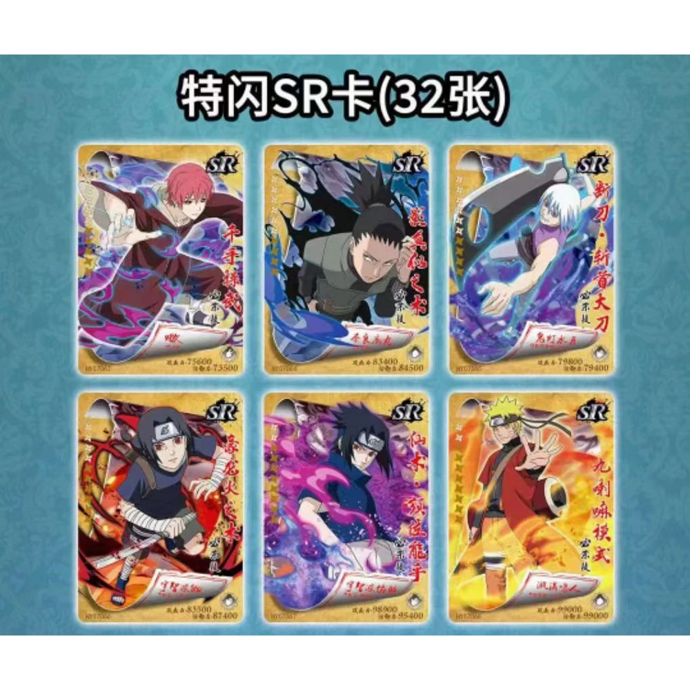 Wholesale Little Dinosaur Series Genuine Naruto Cards Soldier Complete Works Series Anime Character Card Child Toy Set box