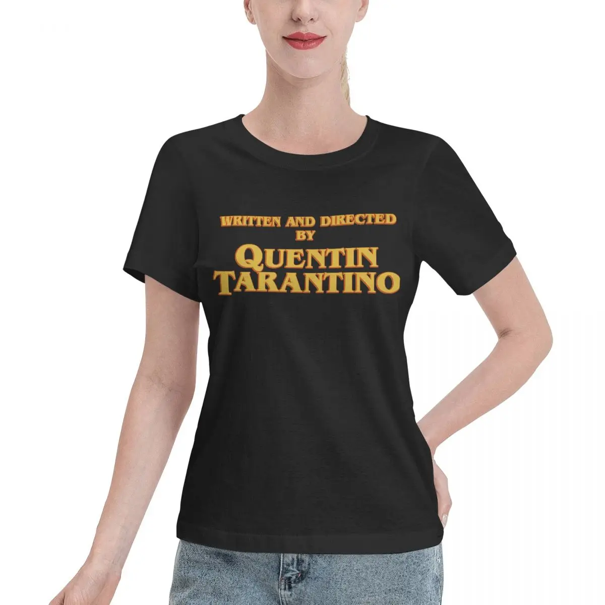 Fast Shipping Written And Directed By Quentin Tarantino Women's T-shirt Sweet Streetwear Tee