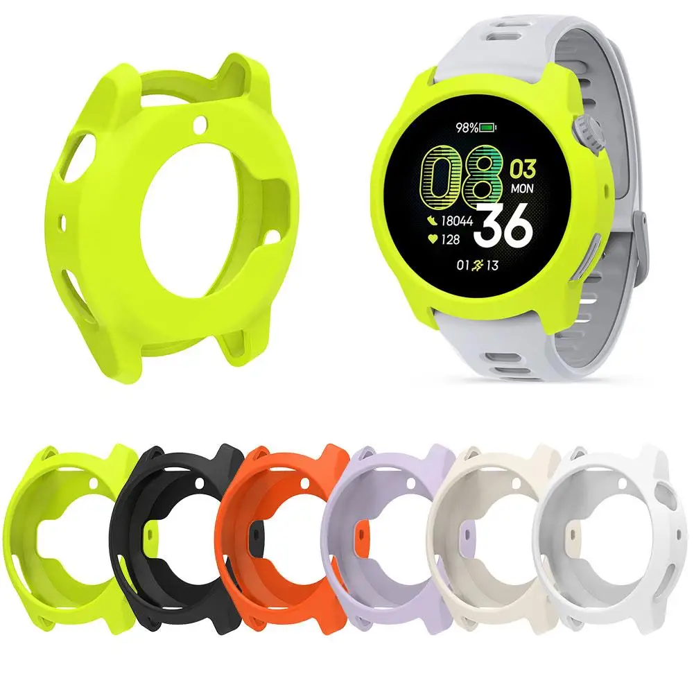 Silicone Protective Case for COROS PACE 4 Sports Watch, High-Quality Durable Cover Screen Protector Accessories 1PCS