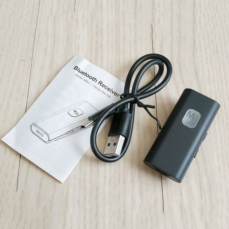 Wireless Bluetooth-compatible  Receiver Transmitter Adapter 3.5mm AUX Jack Audio Support Microphone 5.0 MP3 Player A7