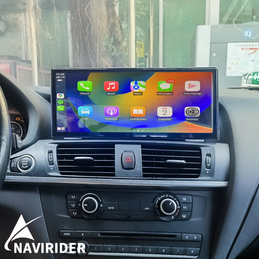 

Автомобильная Мультимедийная система, автомагнитола на Android, со светодиодным экраном 12,3 дюйма, Bluetooth, для BMW X3, F25, X4, F26, 2011-2016