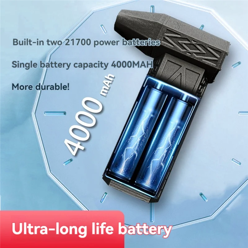 MAKE-Turbo ジェットファン 130,000RPM ミニターボジェットファン 3段階風量調節 ブラシレスモーター ハンディダクトファン