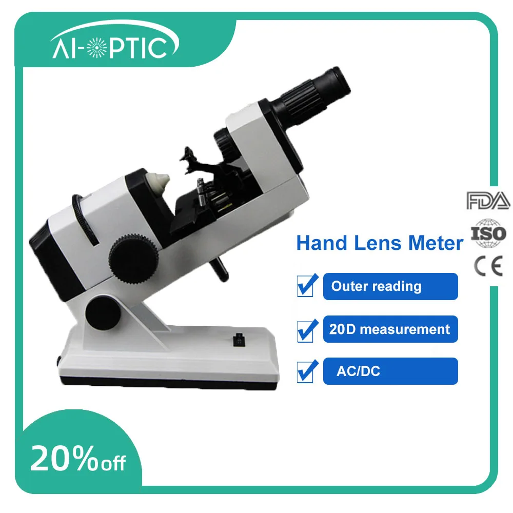 Optical Equipments External Reading Lensometer Manual Hand Lensmeter Lens Meter Ophthalmic NJC-4 Low Price