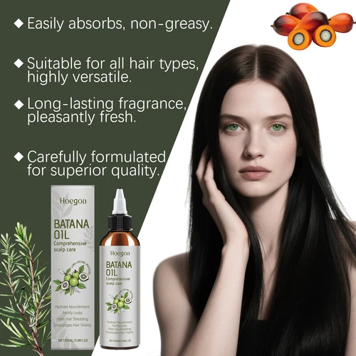 Imagen 2 del producto Aceite de Batana orgánico, suero para el crecimiento del cabello, repara el daño del cabello, previene la caída del cabello, suaviza el cabello, fortalece las raíces del cabello, nutre el cabello Oi
