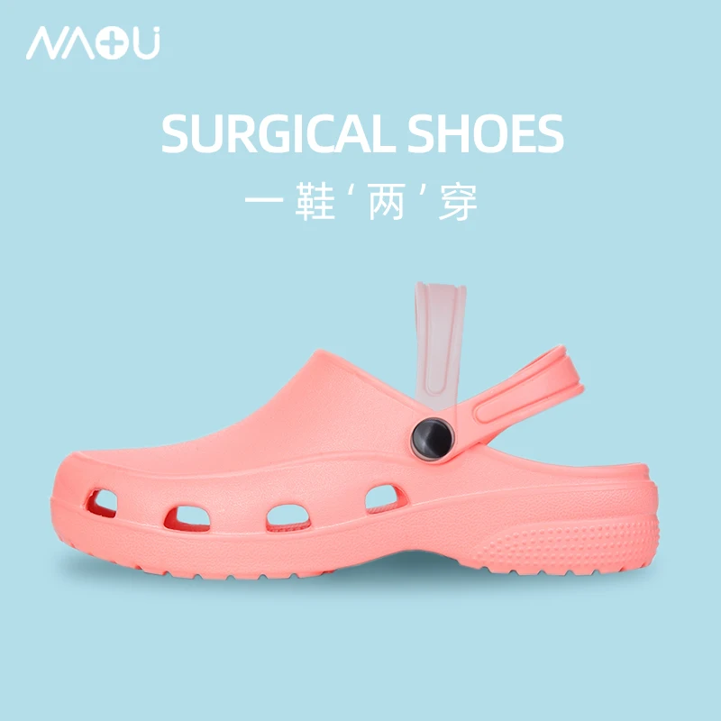 Medical Scrub Clogs Nurse Garden Shoes Arch Support House Slippers Sandals Breathable Slip On Indoor Outdoor Doctor Clogs X03