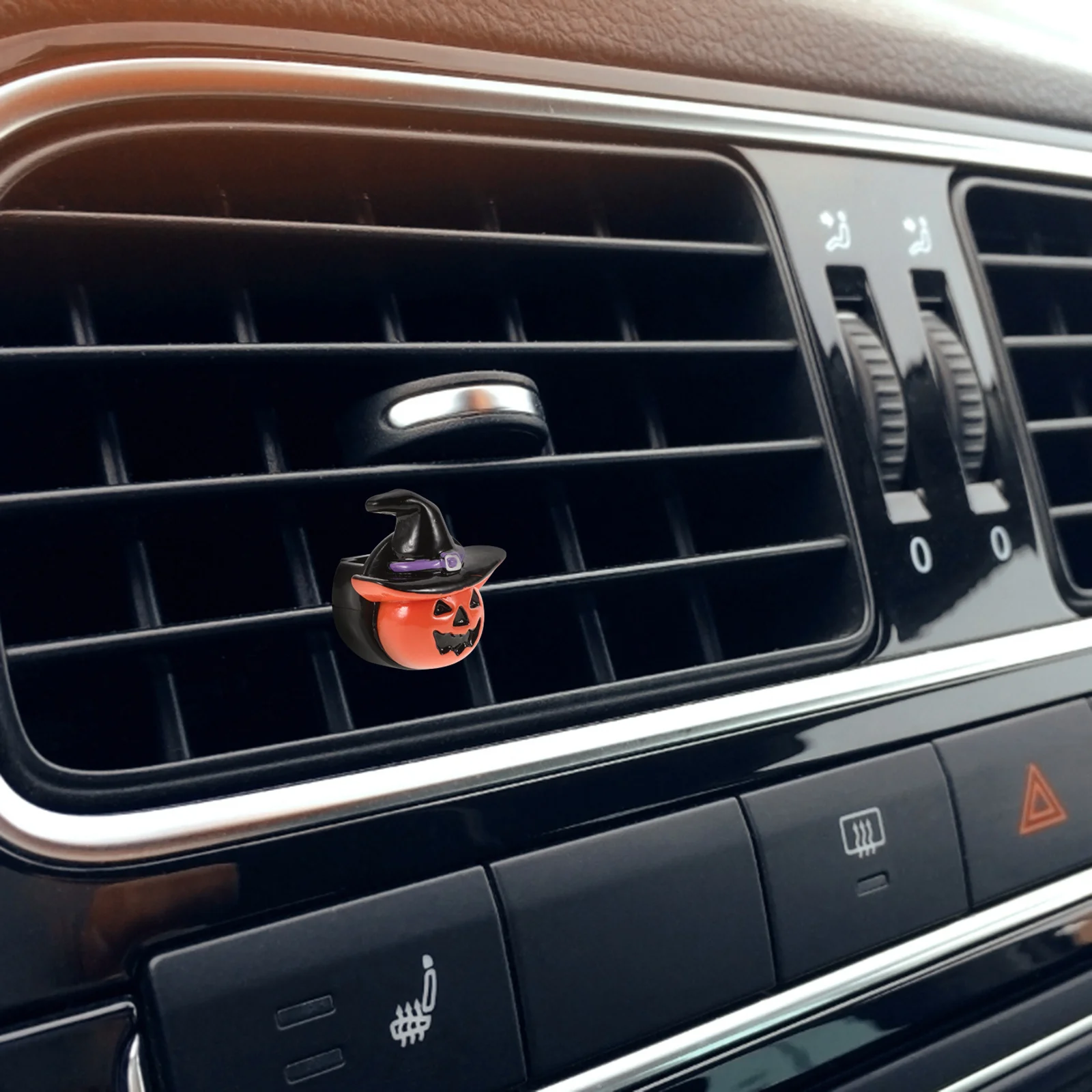 

2Pcs Owl-Shaped Car Air Freshener Halloween Vent Clip Decor Aromatic Compact Fragrance Ornament for Vehicle Home Office