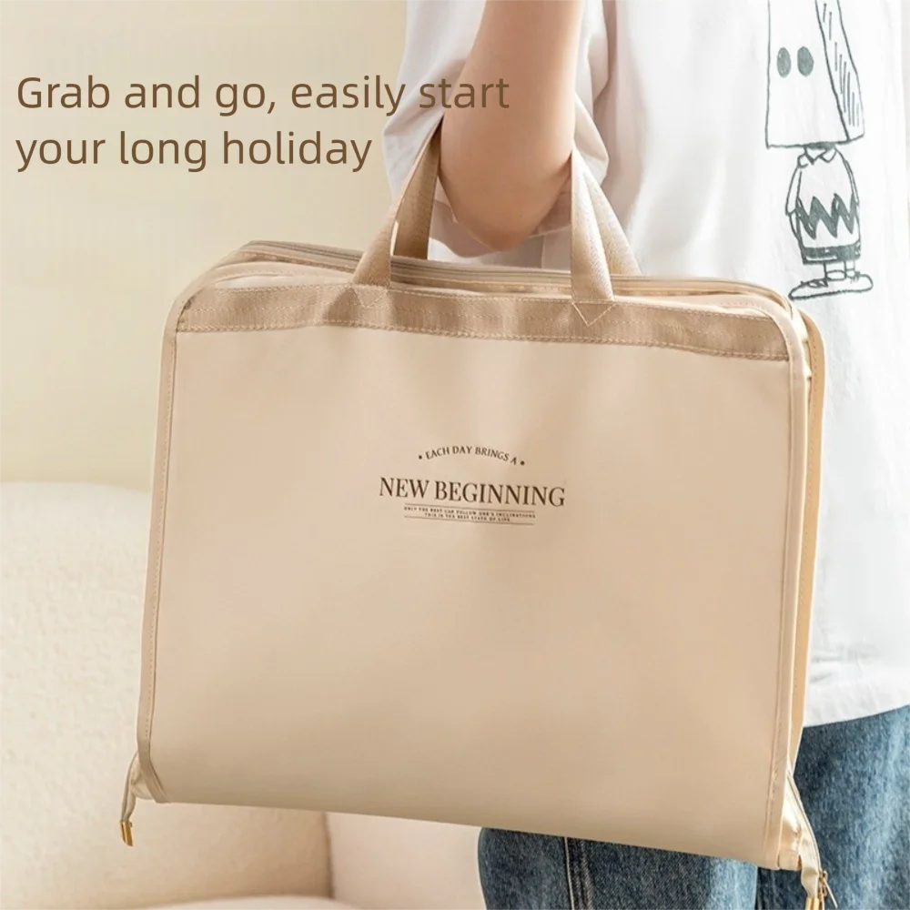 

Hangable Travel Hanging Storage Bag Foldable Large Capacity Clothes Packing Cubes Moisture-proof Space Saving