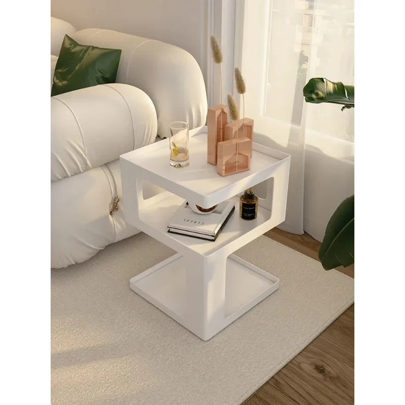 Tables basses créatives en fer forgé de style nordique pour salon, tables d'appoint TV, petites tables de chevet pour chambre à coucher, meubles de rangement