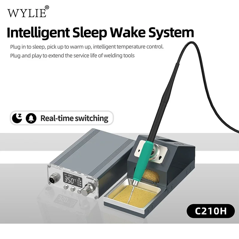 wylie-c210h-adjustable-temperature-electronic-smart-soldering-station-welding-digital-soldering-iron-station-oled-repair-tools