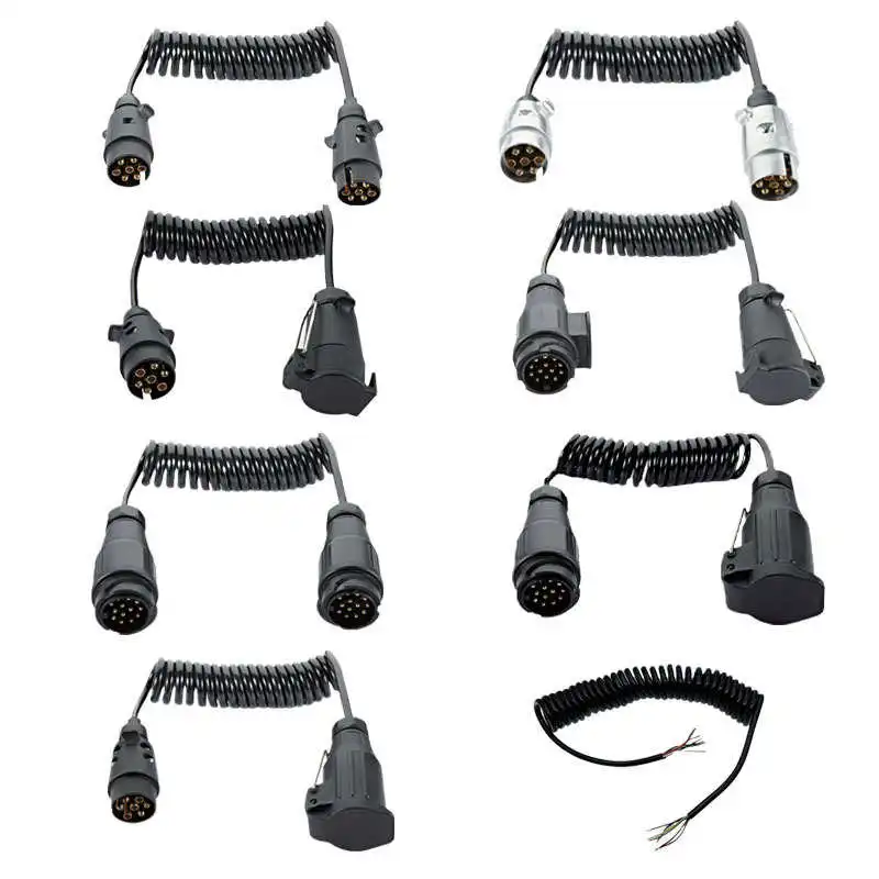 

Signal RV Hanging Modified Off-Road Line Trailer Core Accessories Power Extended Plastic Car Spring Socket Plug 7