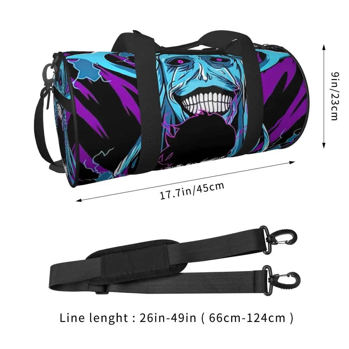 Solo Leveling Anime Arise Large Duffle Gym Bag Multi-Functional Duffle Travel Bags Handbags Fitness bag