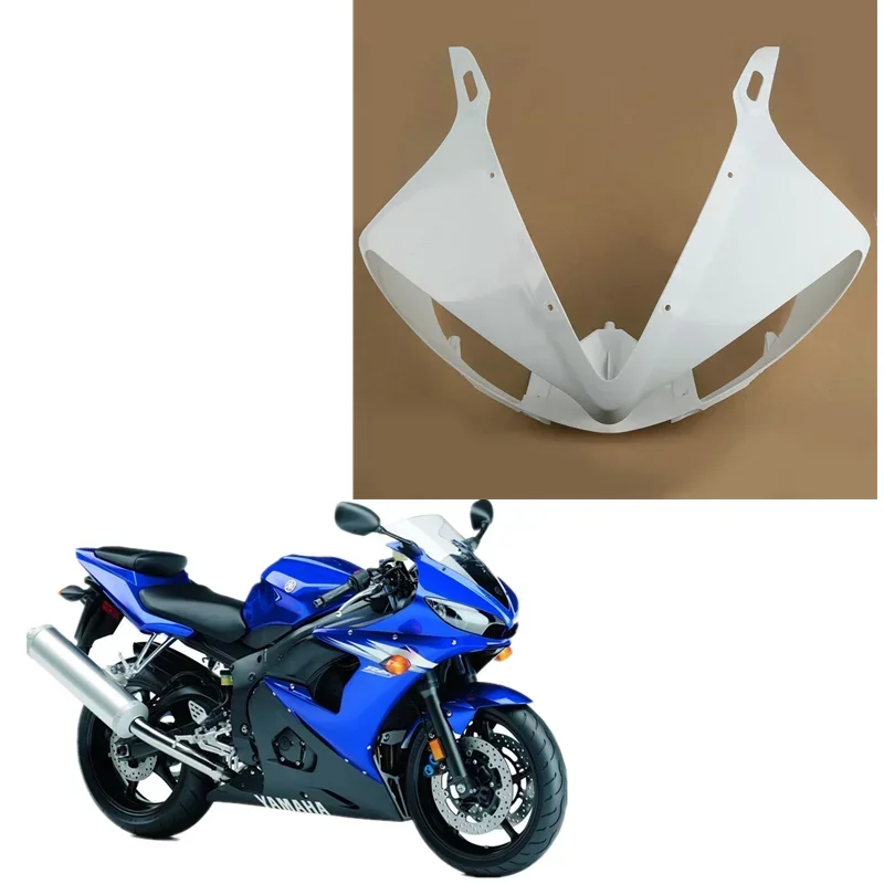 

For Yamaha YZF R6 2003-2005 R6S 2006-2009 Moto Parts Acsessories Upper Front Fairing Cowl Nose