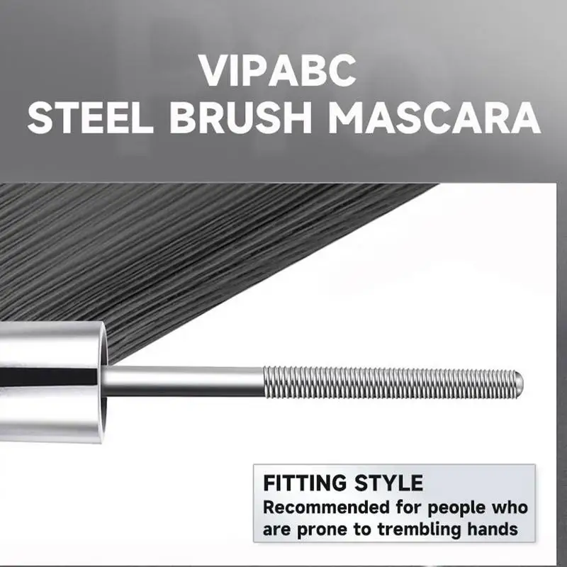 Mascara baguette en fer, maquillage de beauté, Extension de cils noirs, liquide imperméable, Volume, cosmétique longue tenue
