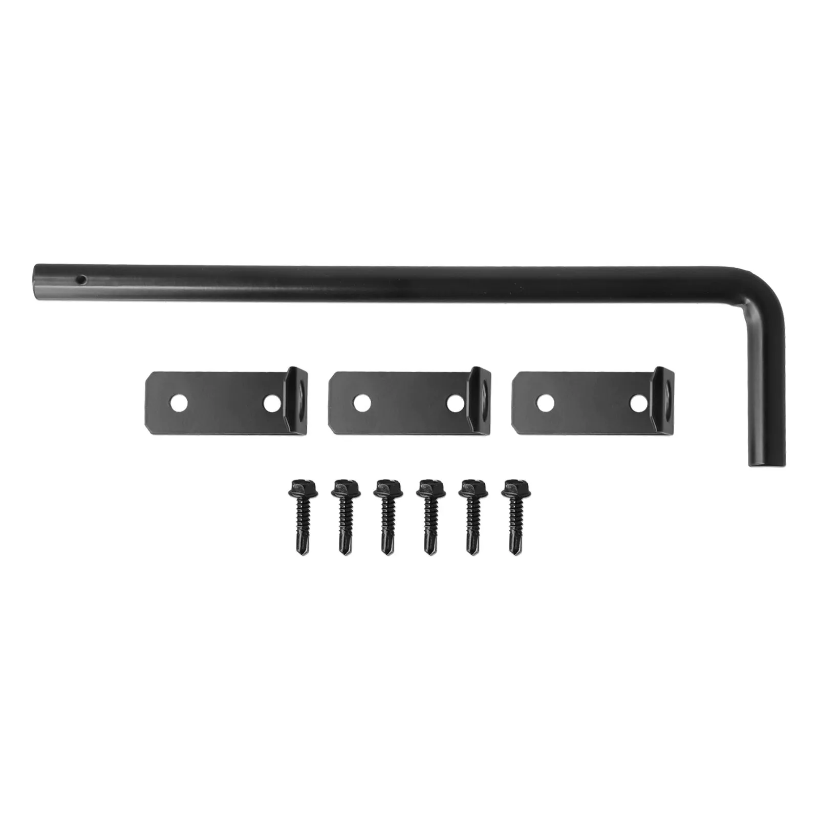 

Double Door Lock Cane Bolt Outdoor Security Rust Resistant Coating Compatible With Wooden Gates Easy Installation Process