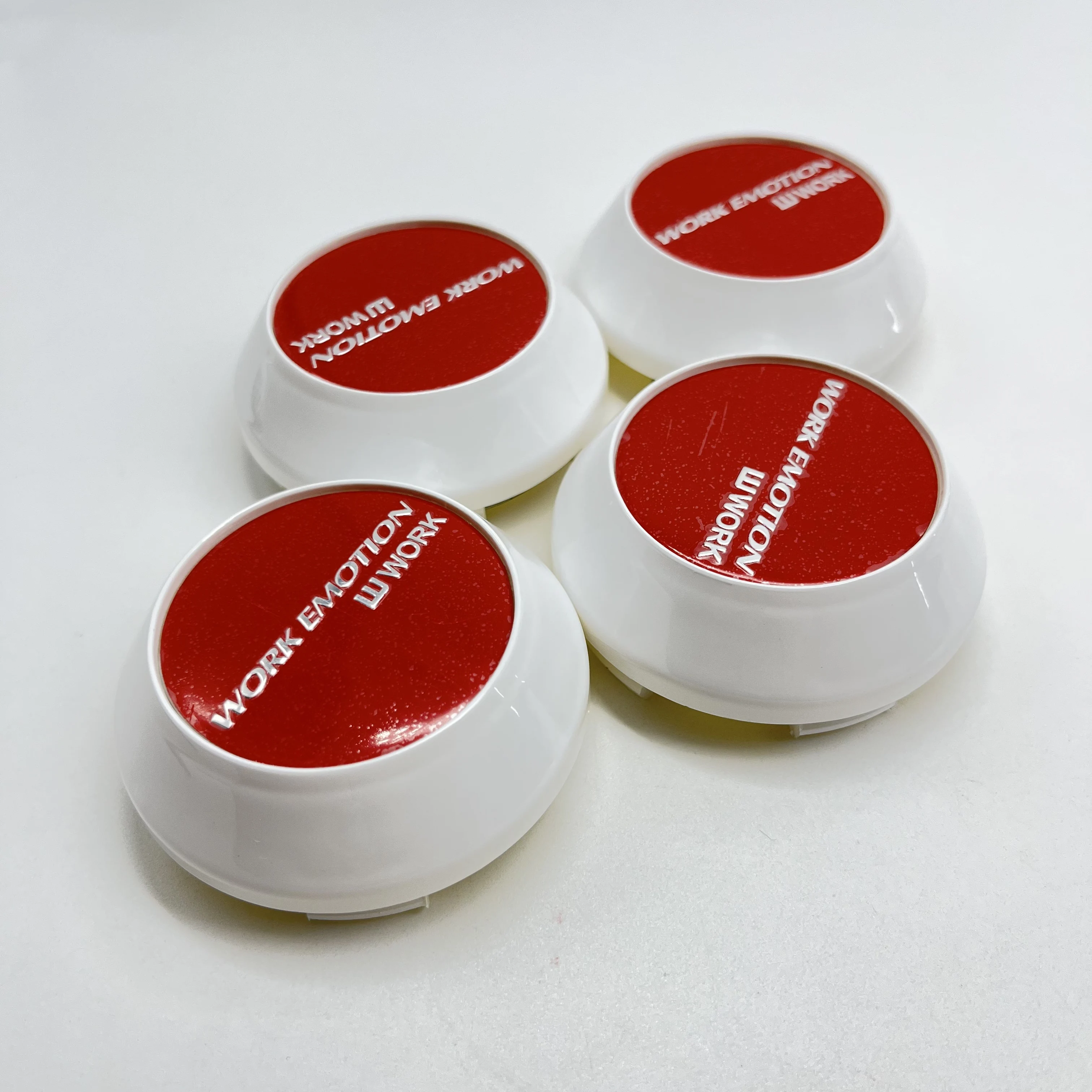 4pcs WORK EMOTION W WORK Emblem Logo 60mm 64mm 65mm 68mm 69mm Car Wheel Center Caps High Cap Accessories Wheels Hub Rim Hubcap