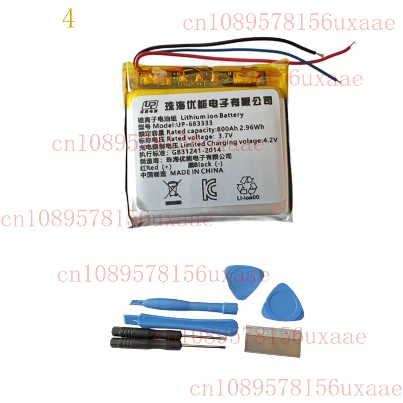 

AEC 683333 A 3.7V 800mAh battery for B&O Beoplay E8 1.0 2.0 TWS headset box Case XMSJ
