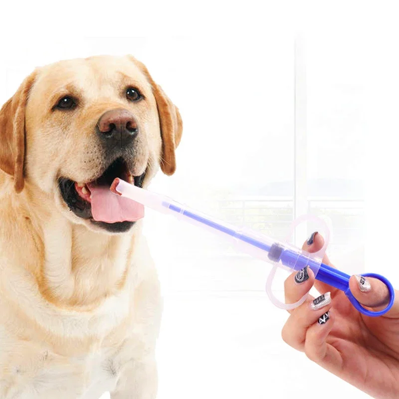 1PCS Pet Medicine Syringe Tablet Pill Gun Piller Push Dispenser Medicine Water Milk Syringe Dog Cat Puppy Feeder Kit