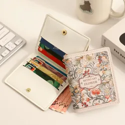 New Large Capacity Coin Purse PU Leather Waterproof Money Bag Lightweight Mini Wallets Women