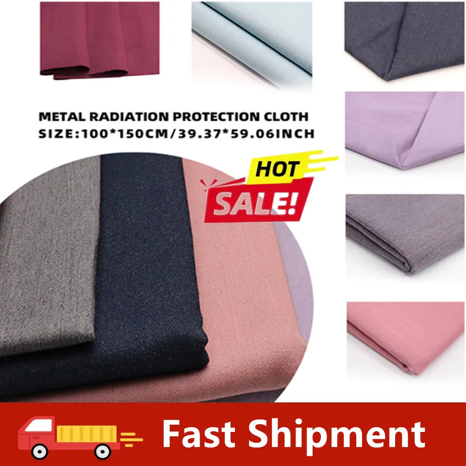 

100x150CM EMF Shielding Fabric Radiation Protection Anti-static Cloth Colorful Faraday Fabric Radiation Resistant Anti Radiation