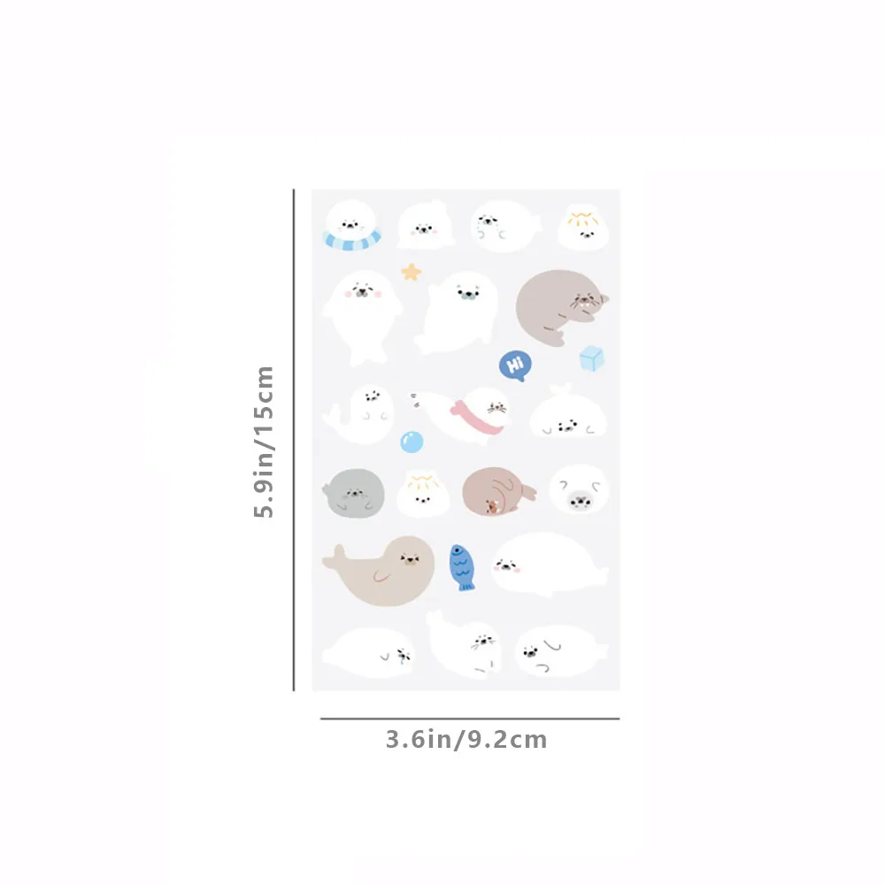 Felt stickers, polar letters, soft and cute Arctic animal patterns, DIY decorative tents, collage elements